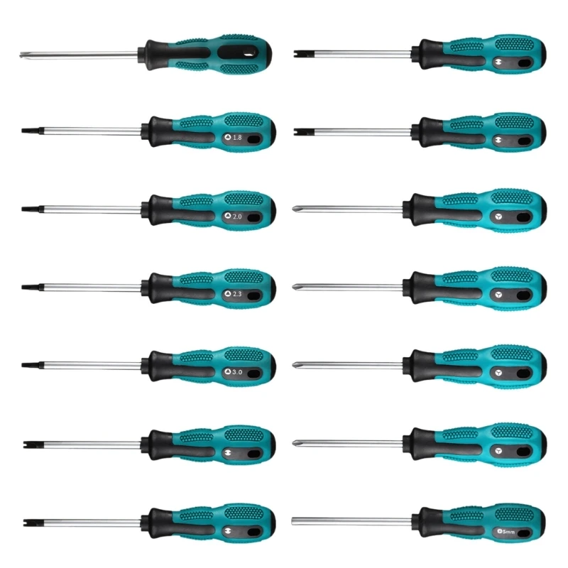 Magnetic Slotted Screwdriver Utype Y Type Triangle and Three-clawed Suitable for Electronics and Furnitures