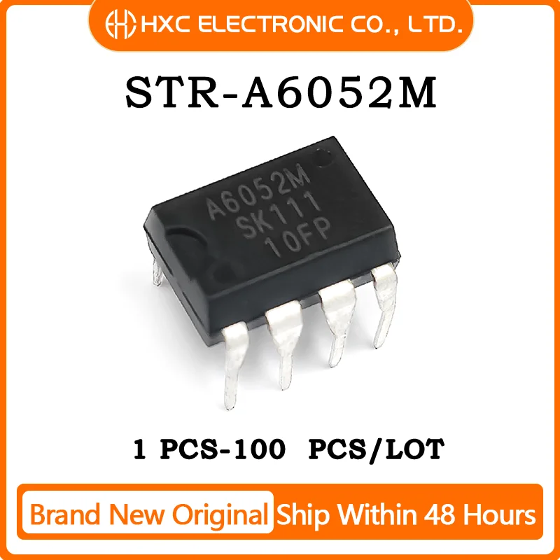 

5/10/50/100PCS 100% NEW STR-A6052M A6052M DIP7 IC CHIP