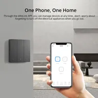 SONOFF M5 SwitchMan Smart Wall Switch 80/86/120 Type Push Button 1/2/3 Gang Switch Frame Remote Control for Alexa Google Home