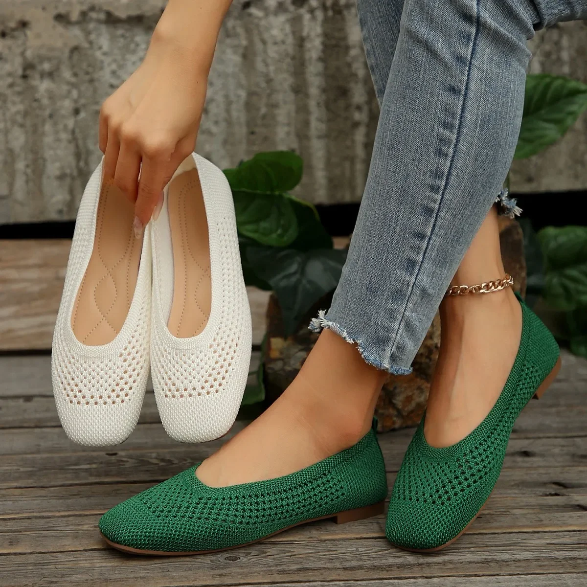 Women Flats 2024 New Spring Summer Autumn Casual Loafers Trendy Flats Shoes for Women  Sneakers