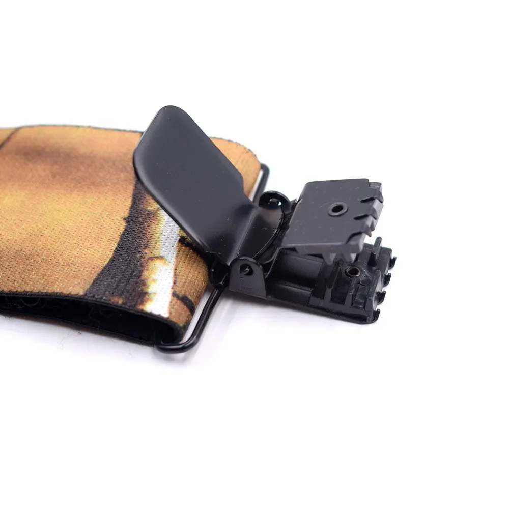 الثقيلة التمويه الحمالات للرجال العمل الصيد في الهواء الطلق 5 سنتيمتر/2 بوصة X-الظهر 4 مقاطع قوية قابل للتعديل مطاطا بنطلون الأقواس #4