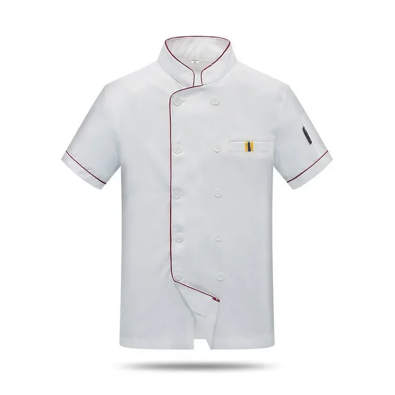 

Chef Uniform Set Long Sleeve Kitchen Cook Wear for Hotel Restaurant Staff Men Women