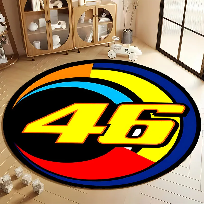 Bold Racing-Themed Carpet for Sports Enthusiasts round carpet for home sofa bedroom, gift