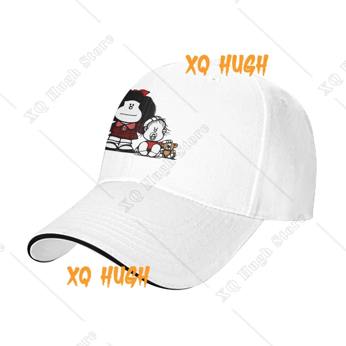 Family Baseball Cap Men Hats Women Visor Protection Snapback Mafalda Quino Comics Manga Girl Caps