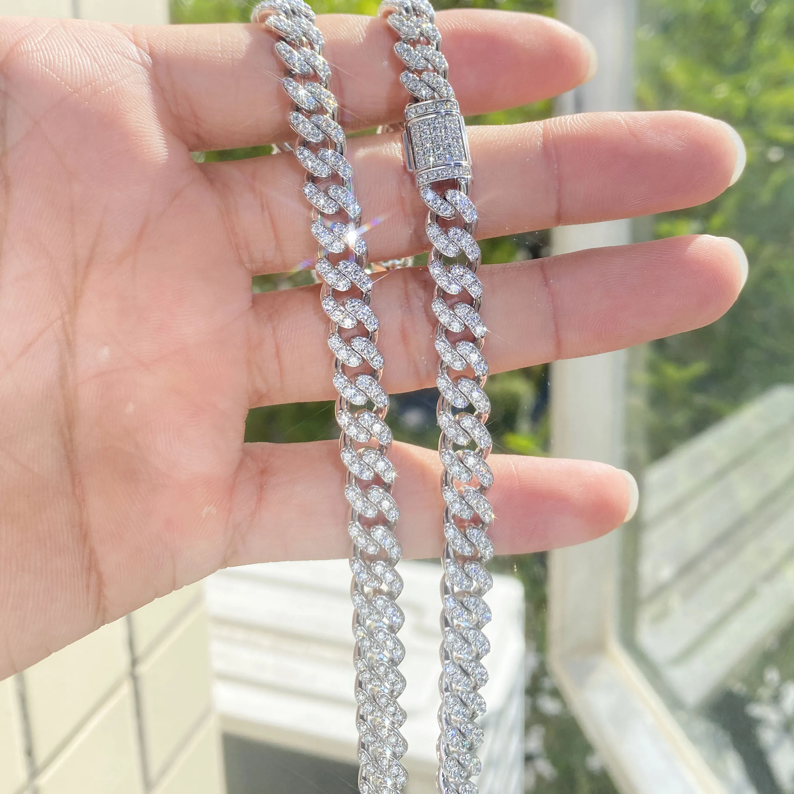 بروفانس 10K/14K/18K الذهب الأصفر الكوبية سلسلة للرجال 8 مللي متر الهيب هوب سوار للنساء 6/6.5/7/7.5/8 في الكوبية ربط المعصم مجوهرات