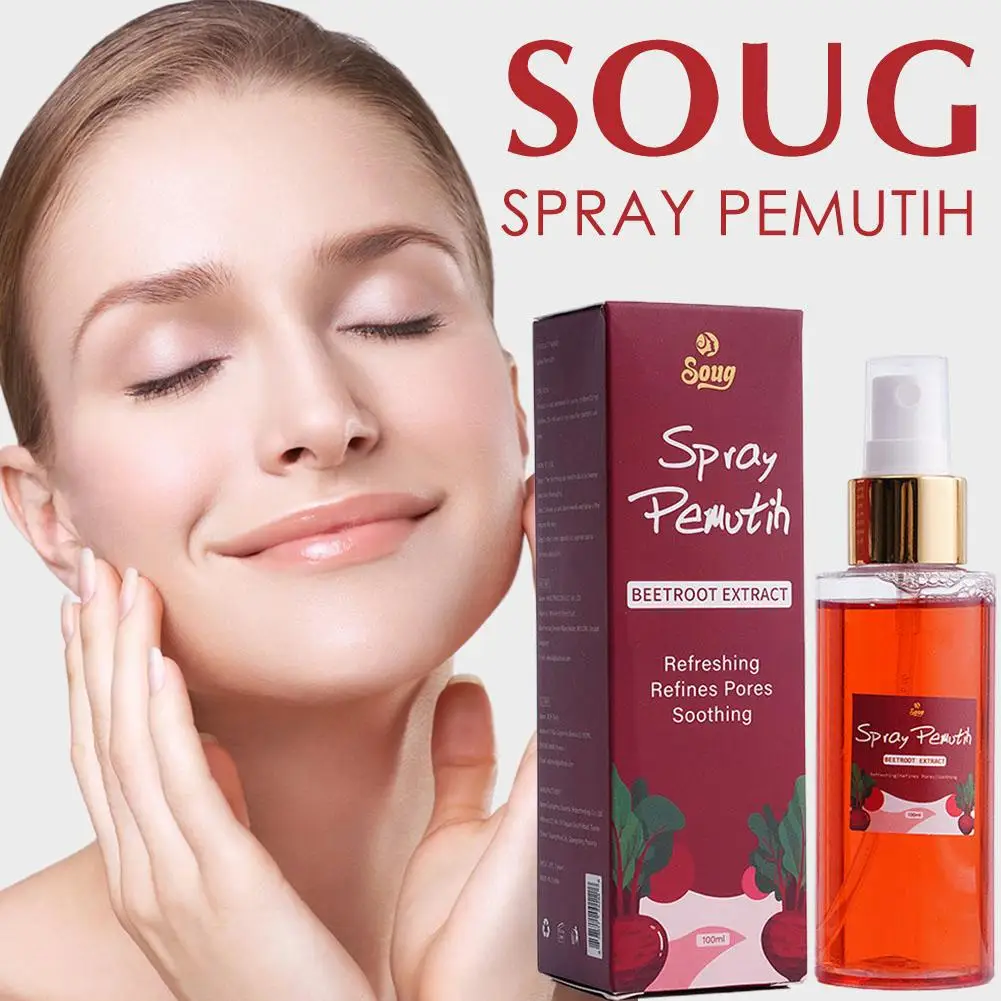 

Beet Root Extract Whitening SOUG Spray Pemutih Refreshing Fine Korean Spray Soothes Girls Beauty Skin Care Moisturizing Por U3R5