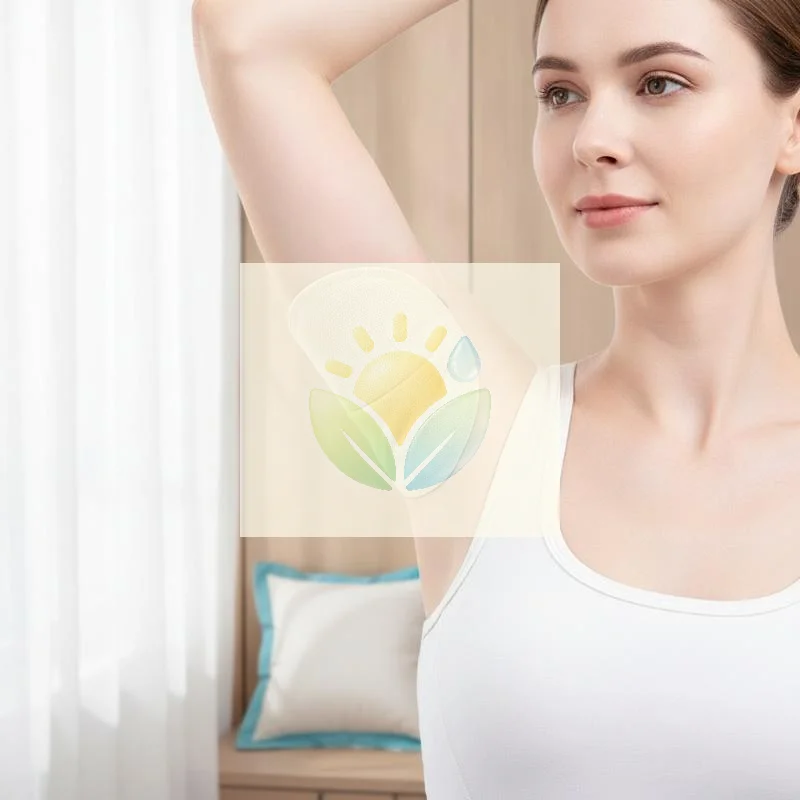 2Pcs Anti-Sweat Underarm Pads Breathable Honeycomb Design Invisible Stickers for Women Summer Daily Commute