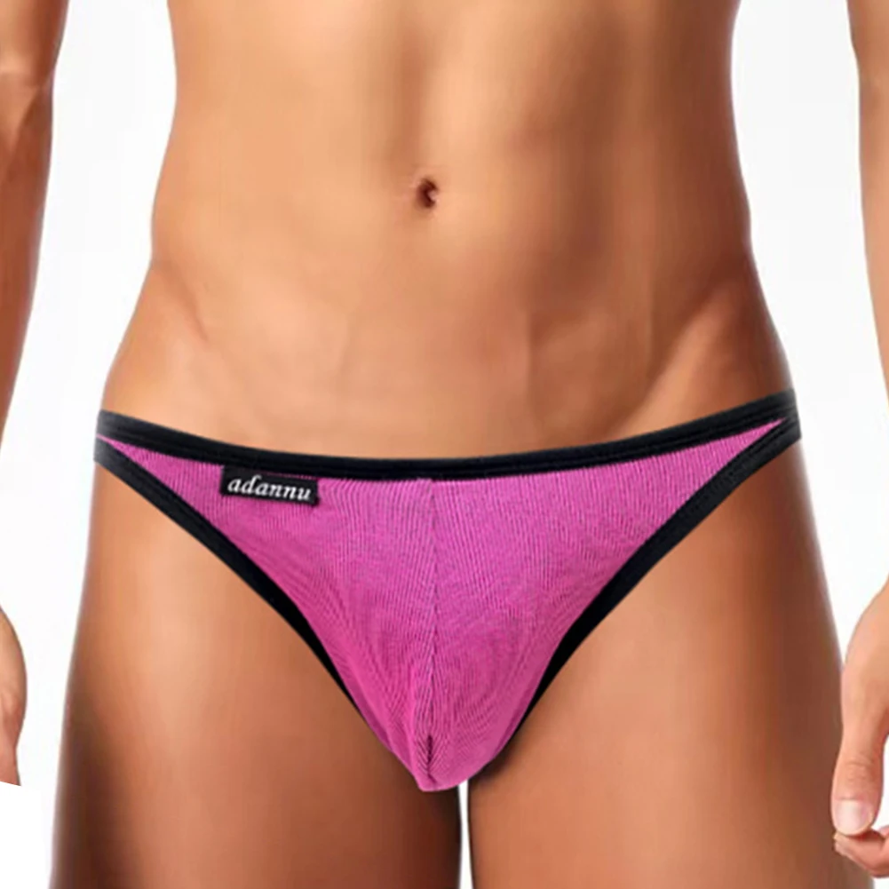 Calzoncillos Bóxer antideslizantes para Hombre, ropa interior Sexy, Bikini transpirable con bolsa convexa, pijama, lencería