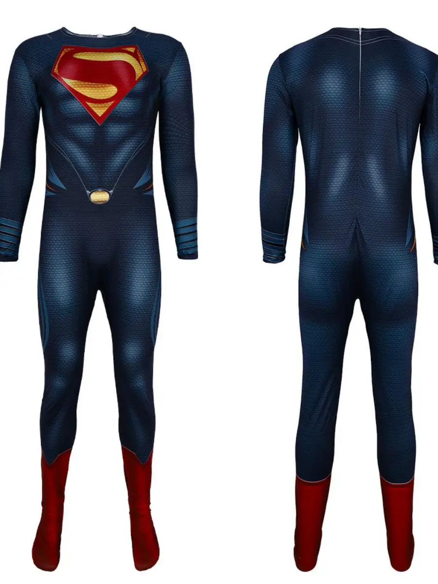 ชุดคอสเพลย์โลวีนสำหรับการแสดงบนเวที ชุดคลาร์ก เคนท์ ตัวละครจากเรื่องเลโก้  วัสดุโพลีเอสเตอร์ แฟชั่นสำหรับผู้หญิง