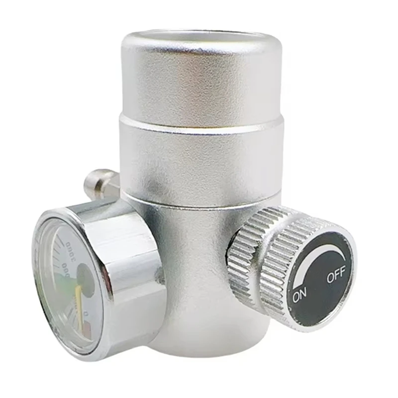 ABPQ-Whipped Cream Pressure Regulator Valves With M11 Threads And 8Mm Male Quick Disonnect For Nitrogen 0.95L Cans