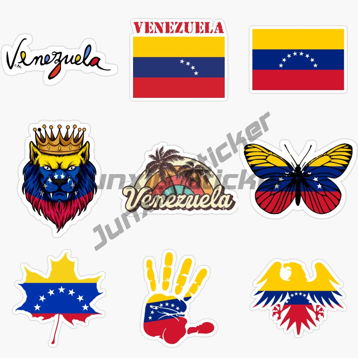 

Funny Creative Venezuela Car Stickers Laptop Window Wall Windshield Car Accessories Vinyl Self-adhesive Decals