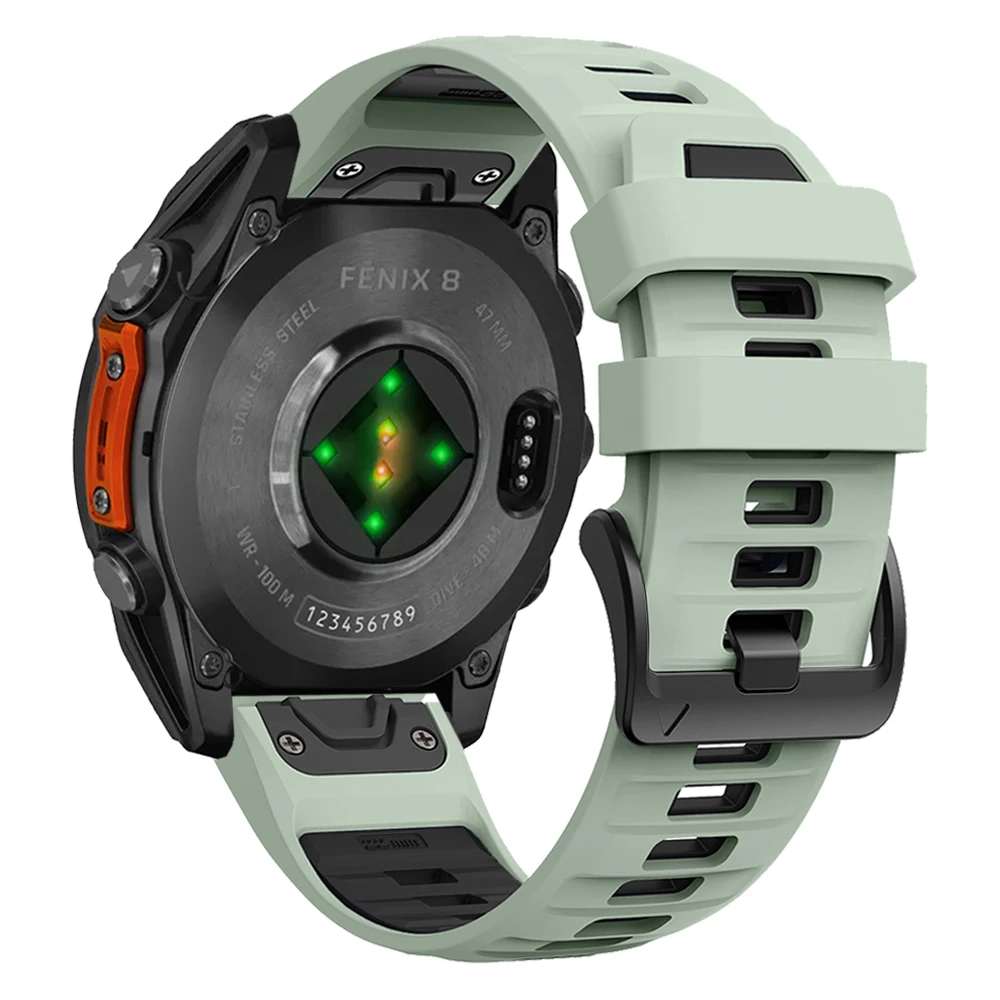 1:1 Fenix8 Horlogeband Voor Garmin Fenix 8 47mm 51mm E 7 7X6 6X5 5X/Epix Pro/Enduro 3 QuickFit 22mm 26mm Siliconen Band Armband