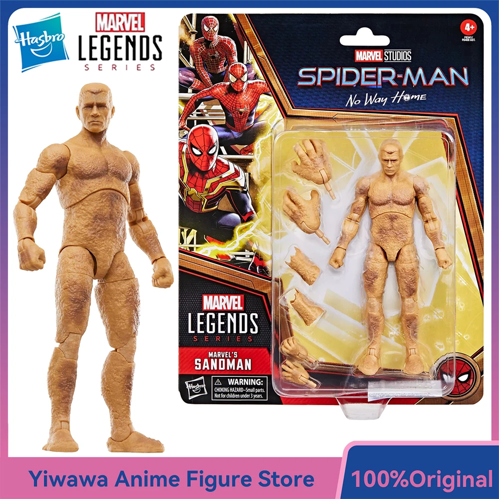 

[В наличии] Hasbro Marvel Legends Series Sandman (Человек-паук: No Way Home) 15 см Коллекционная фигурка, модель с орнаментом, игрушки