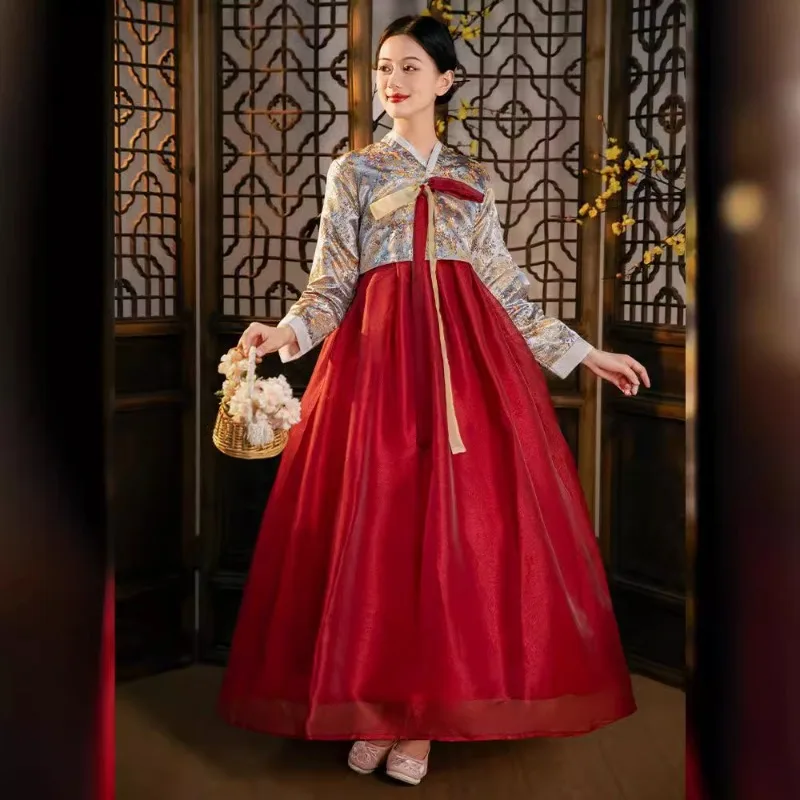 Ropa coreana de alta gama Clan Chorus vestido de danza folclórica Yukata mujeres