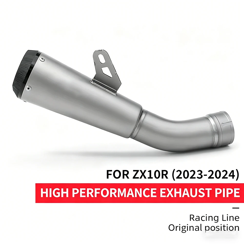 

Slip on Suitable motorcycle full system exhaust muffler Racing Line Original position for ZX10R NINJAX10R ZX-10R 2023-2024