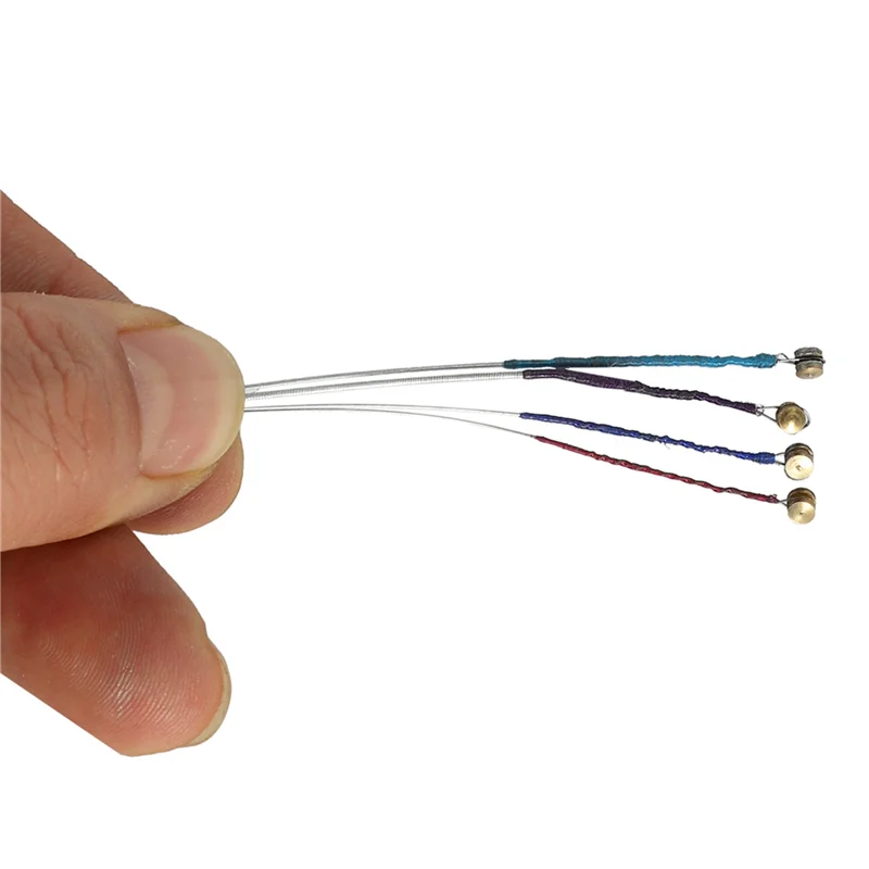 

20 шт. струны для скрипки E-A-D-G, сердечник из стали + никелевая рана, изысканные струнные детали для музыкальных инструментов, аксессуары-B60B