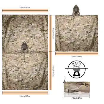 Camouflage Tactical Raincoat for Man Portable Folding Adult Army Waterproof Covered Military Poncho Women Motorcycle Rain Coat 4 Camouflage Tactical Raincoat for Man Portable Folding Adult Army Waterproof Covered Military Poncho Women Motorcycle Rain Coat 4