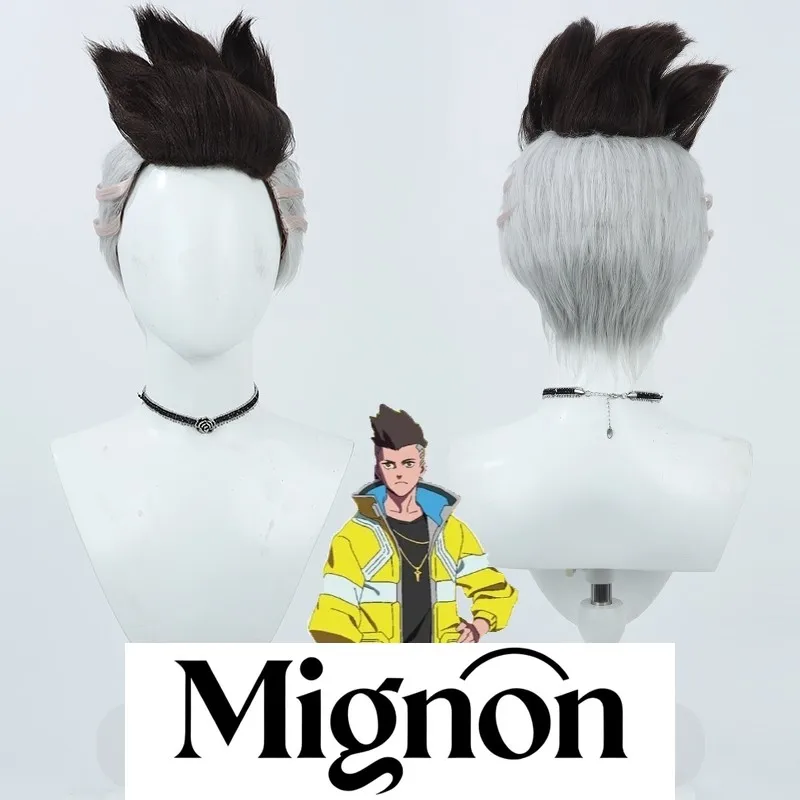 

Киберпанк: Edgerunners Дэвид Мартинес, двухцветный парик для косплея