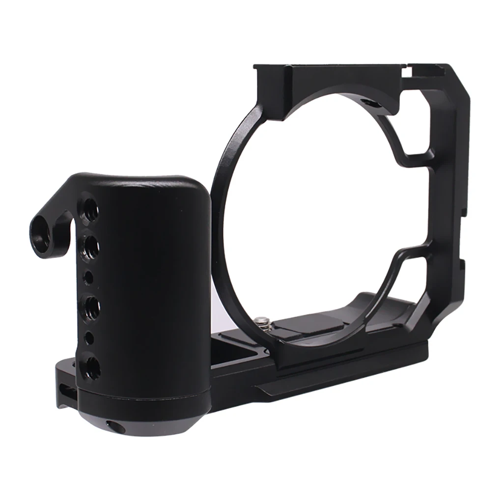 Kamerakäfig für Canon EOS R ILDC / R50V Kamera, passgenau für Arca Swiss Grundplatte, ARRI Cold Shoe Halterung, Video Film Rig Stabilisator – Detail 30