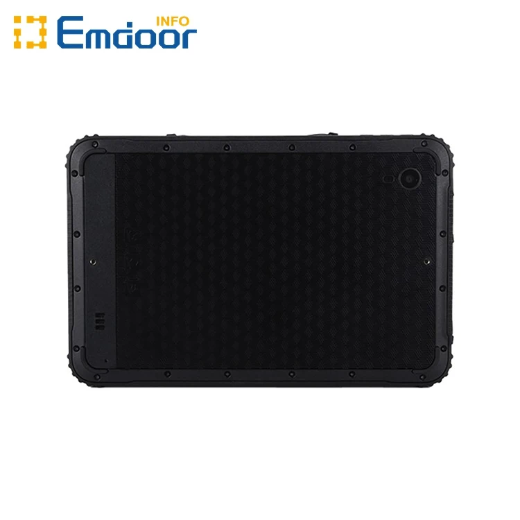 جهاز لوحي متين صناعي مقاس 8 بوصة من Emdoor للبالغين Win10 PC GPS 4G معالج Intel Atom NFC IP67 Gnss ضوء الشمس قابل للقراءة #4