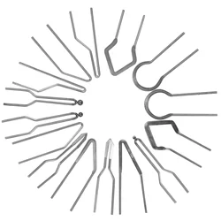 15-częściowe żelazne końcówki do wypalania przewodów do pirografii Zestaw maszyn do drewna Narzędzie do stalówek do drewna