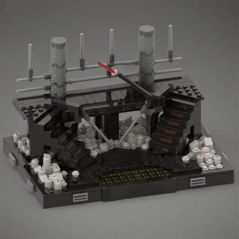 

588pcs MOC Carbonite Freezing Chamber Duel Star Battle UCS Model Building Blocks Architecture Toys Christmas Gift Education