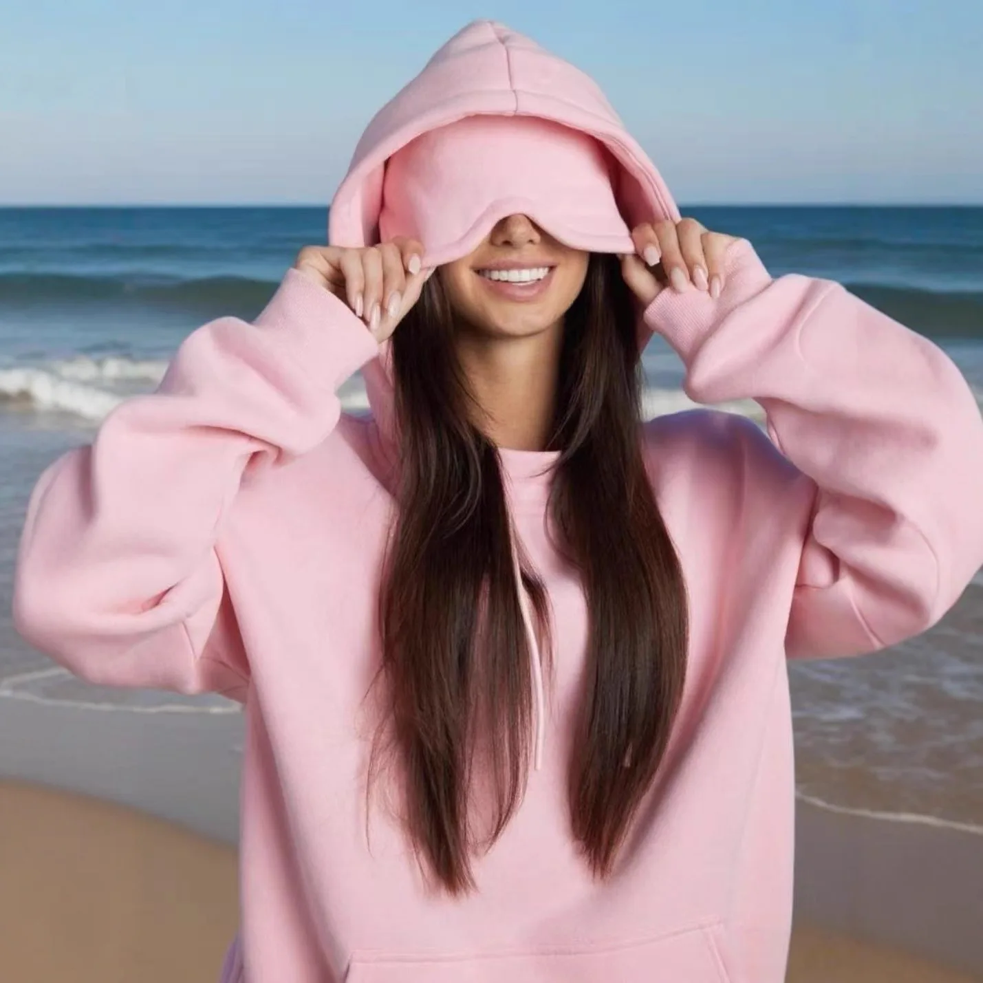 2026 European And American Cross-Border Trade Flight Mode Travel Hoodie