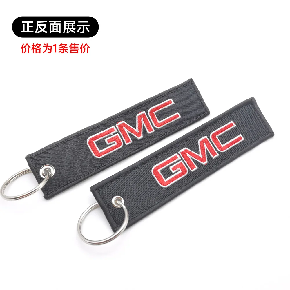 سيارة التطريز المفاتيح الحبل حلقة رئيسية الرجال الهدايا حلية لشروليه سيلفرادو جي إم سي سييرا 1500 2500HD 3500HD التضاريس أكاديا