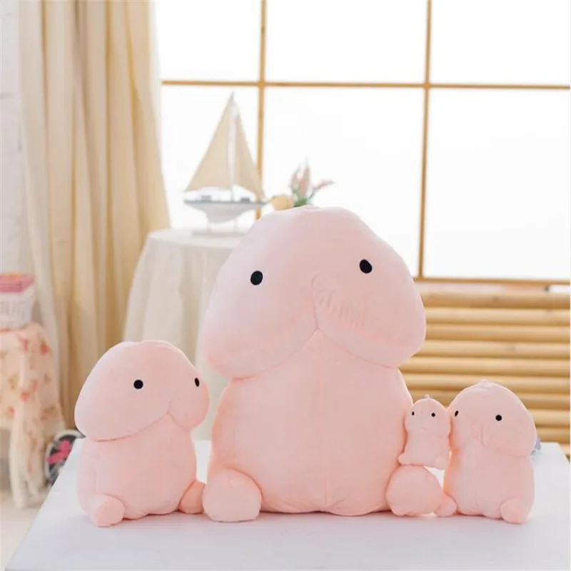 หมอนของเล่นตุ๊กตาอวัยวะเพศชายน่ารักสร้างสรรค์20ซม. หมอนเซ็กซี่นุ่มยัดไส้ตลกจำลองตุ๊กตาน่ารักของขวัญคริสต์มาสสำหรับแฟนสาว