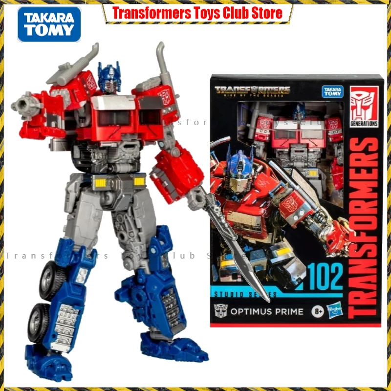 In Stock TAKARA TMOY Transformers Studio Series SS102 Optimus Prime Rotb V Class Action Figure Model Collection Toy Gift