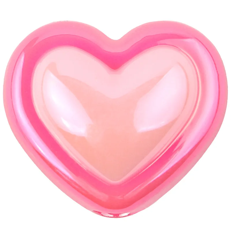 Perles Colorées en Forme de Cœur, en Acrylique UV, pour Bijoux, Bracelet, Collier, Téléphone, 17mm, 20 Pièces