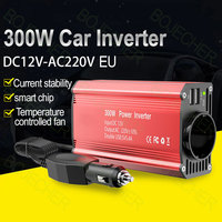 300W Car Power Inverter Modified Sine Wave Dual USBFast Charging Portable Converter DC 12V to 220V Car Inverter Socket Car Adapt