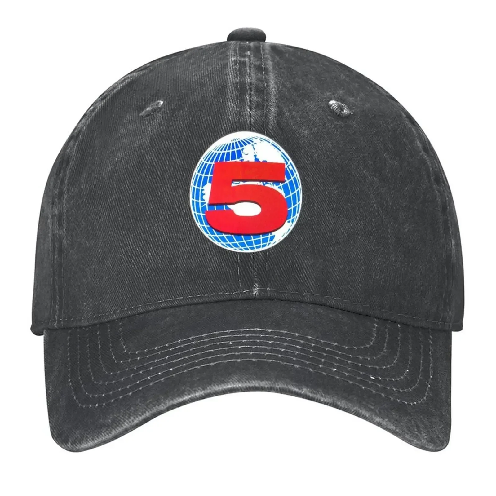 New Channel 5 Logo Baseball Cap Mountaineering Hood Men's Big Size Hat Funny Hat Elegant Women's Hats Men's
