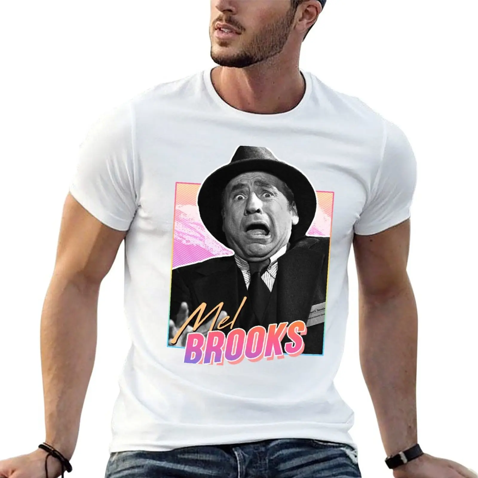 Mel Brooks - 80s design T-Shirt summer 2026 valentines boutique clothes Short sleeve tee men