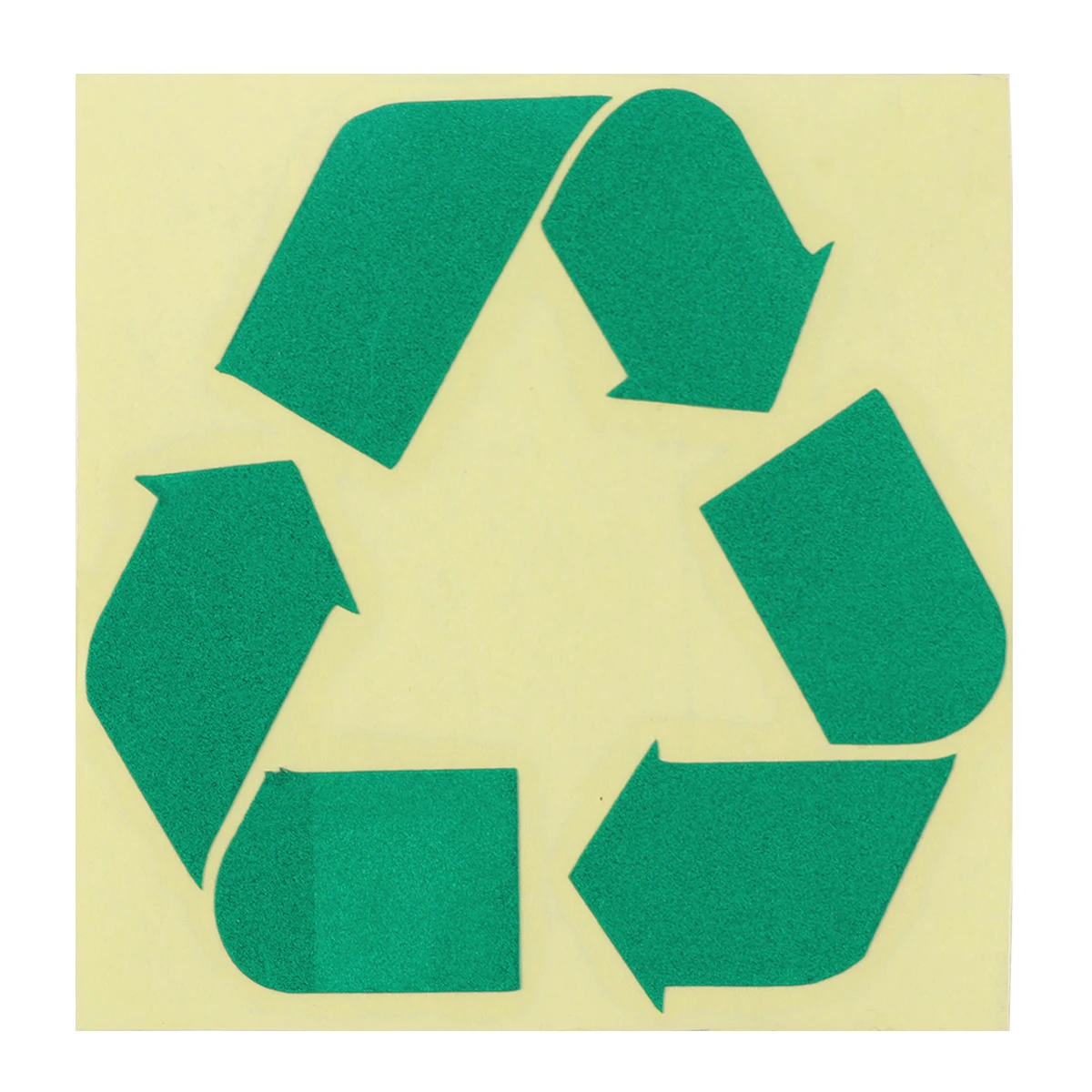 

Green Stickers Non-fading Recycle Symbol Decal Smooth Surface PET Reflective Signs Water Resistance Indoor Outdoor Use