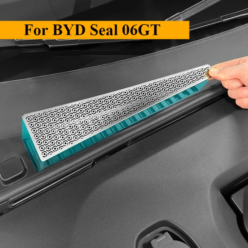 

For BYD Seal 06GT Front Cabin Anti-blocking Dust Cover Engine Cover Stainless Steel Protective Cover Under Seat Air Vents Covers