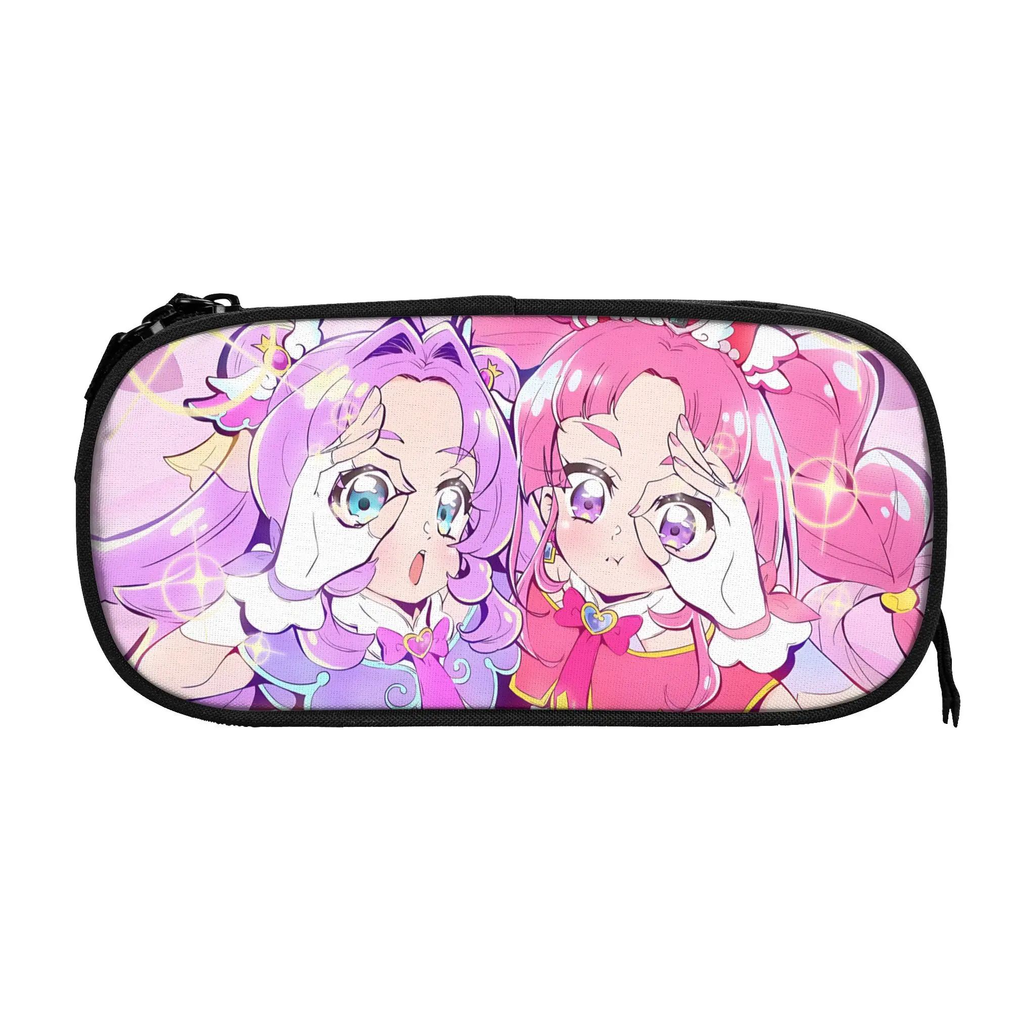 Custom Pretty Cure Large Capacity Bags for Child  School Pencil Bag for Boys Gilrs Kids