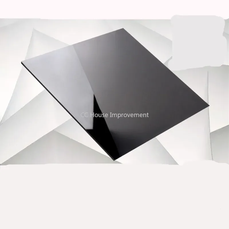 300mm*300mm Acrylic Board Glossy Pure Black Plexiglass Plastic Sheet Organic Glass Polymethyl Methacrylate