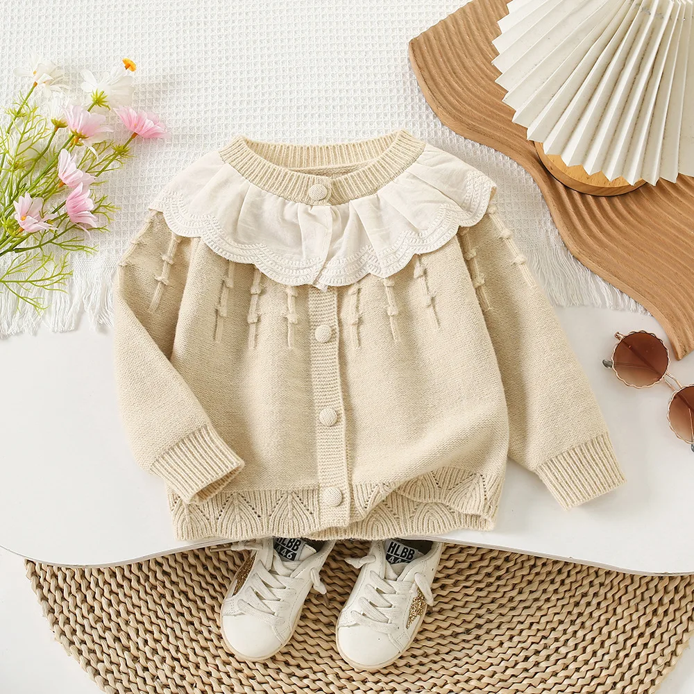 Winter Knitwear Kids, Versatile Sweater Toddler Boy Girl, Baby Clothes Essential Warm