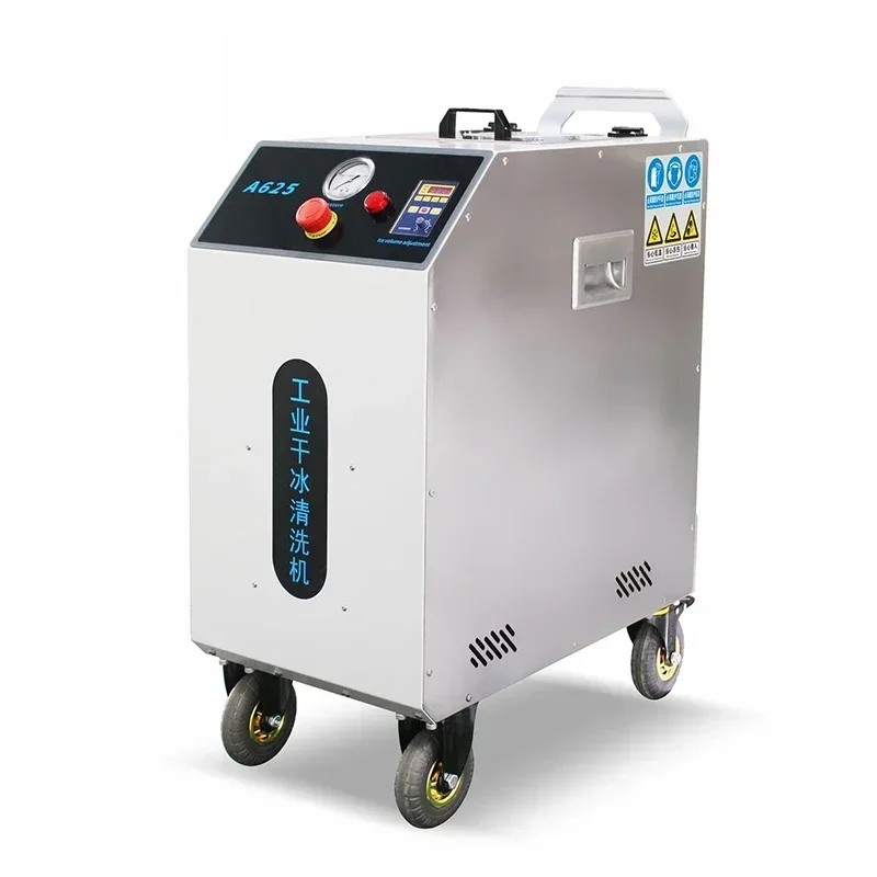 High Efficient Dry Ice Blasting Machine For Car Engine Carbon Cleaning Portable Dry Ice Blasting Cleaning Machine