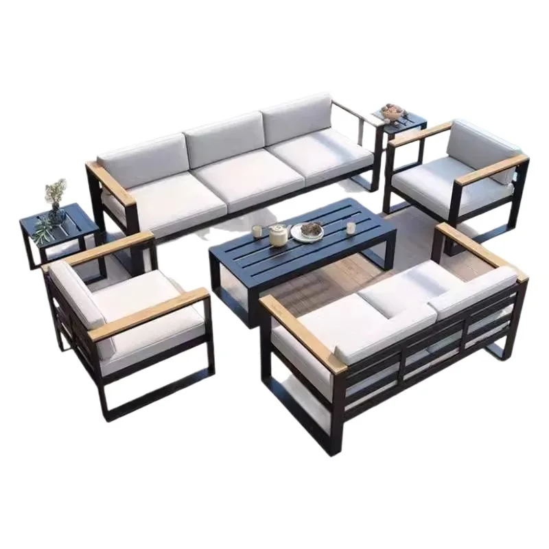 

Outdoor, courtyard, sofa sunscreen aluminum alloy, villa, combination, stainless steel, leisure, furniture