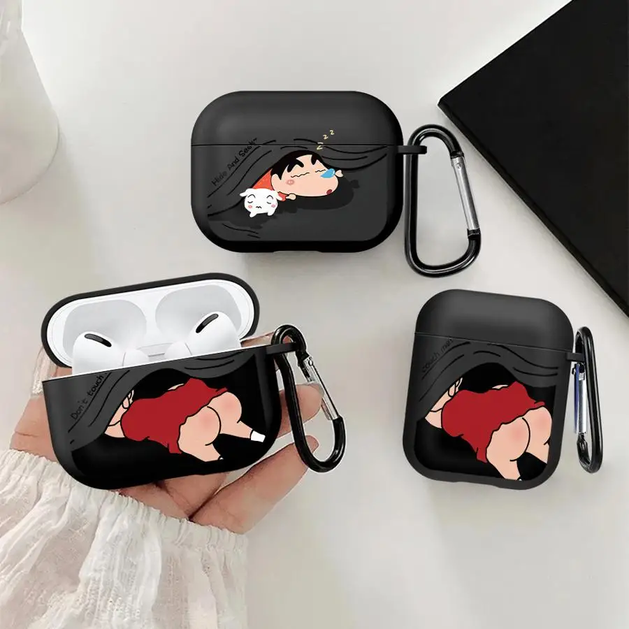 

Чехол для наушников Cute Crayons Shinchan, чехол для Airpods Pro Pro2 Pro3 1 4 3 2