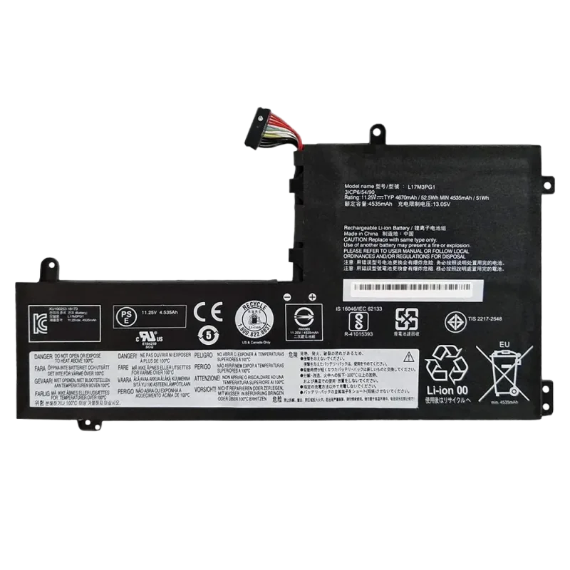 L17M3PG1 L17M3PG2 Battery For Lenovo Legion Y530 Y540-15IRH Y530-15ICH Y7000 Y7000P L17C3PG1 L17L3PG L17M3PG3 L17C3PG2  Laptop