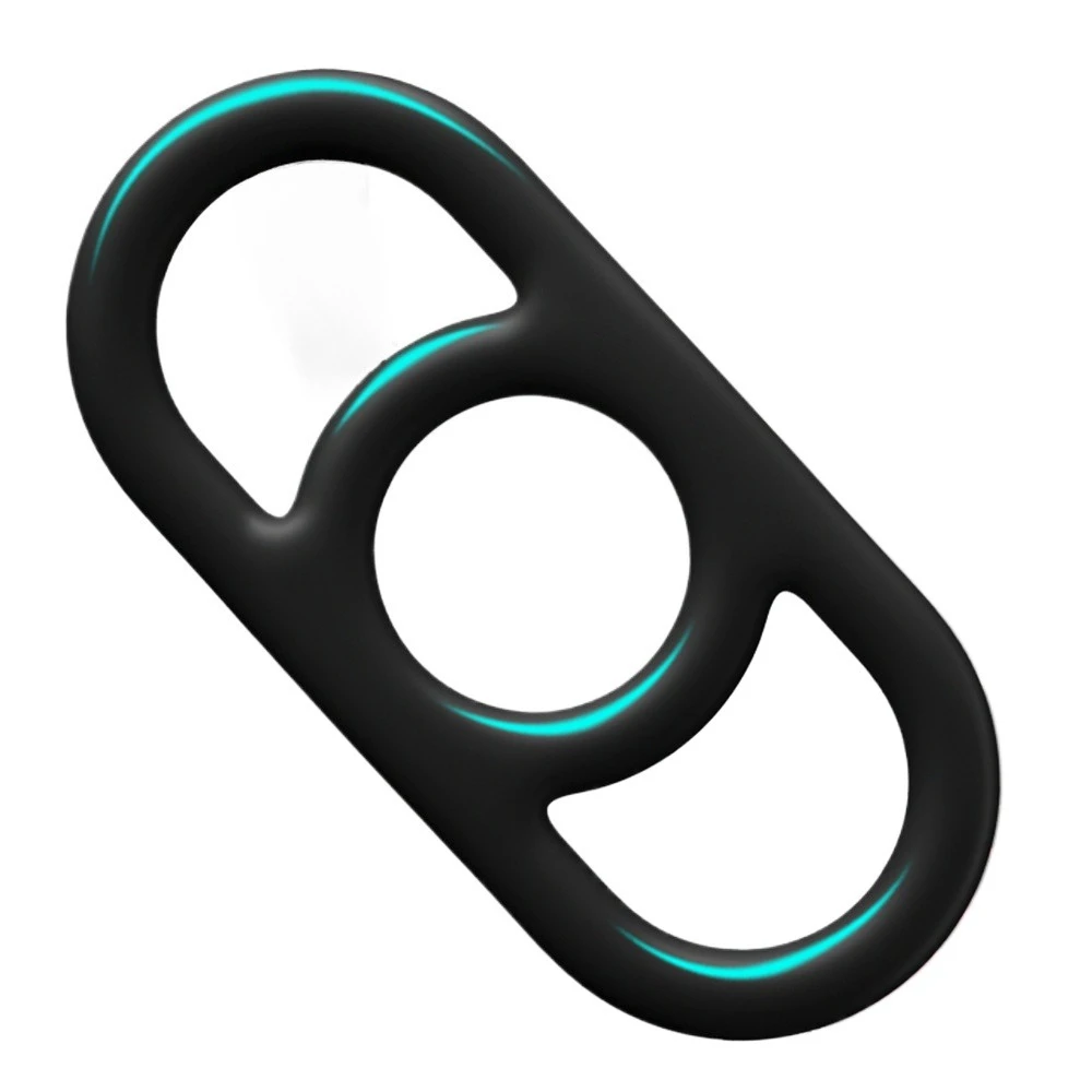 3 Holes Cock Ring Adult Sex Toys Male Masturbation Tools For Couples Silicone Masturbator Penis Ring Waterproof Sex Shop