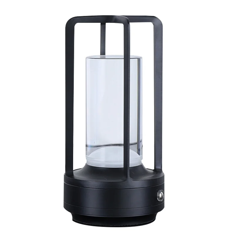 ABMI-Retro USB Rechargeable Atmosphere LED Night Light Decorative Bar Table Lamp Bedroom Desk Lighting,