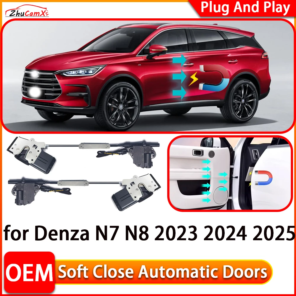 

ZhuCamX for Denza N7 N8 2023 2024 2025 Car Automatic Electric Soft Close Door Closer Power Closing Door Comfort Closing System