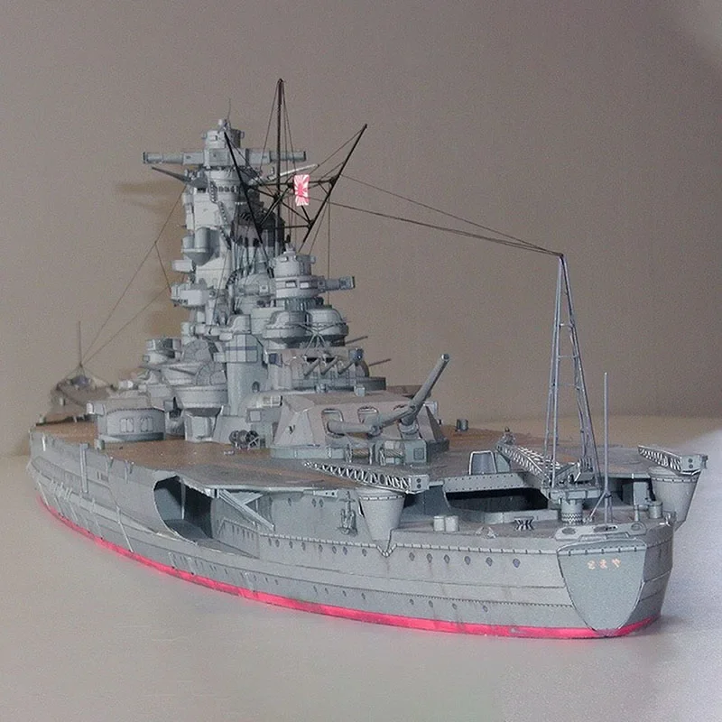 

1:250 Scale Jpanese Battleship Yamato DIY 3D Paper Card Model Building Sets Construction Toys Educational Military Model