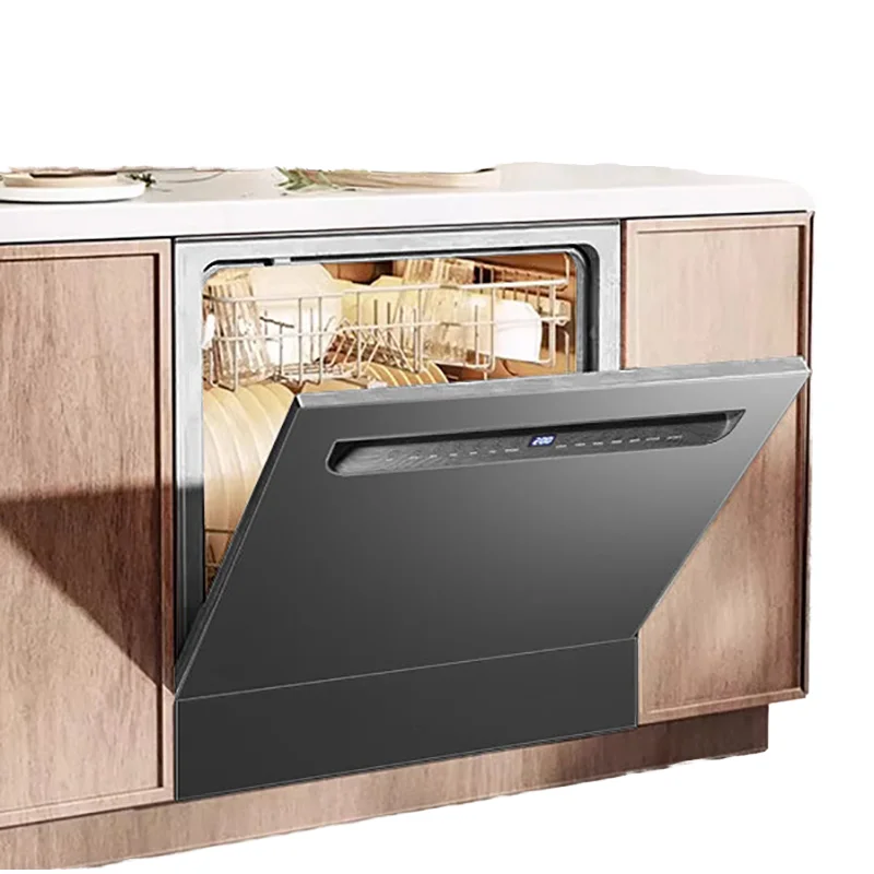 

13Sets Kitchen Appliances Automatic Dish Washer PTC Hot air Drying Built-in Stainless Steel Dishwasher