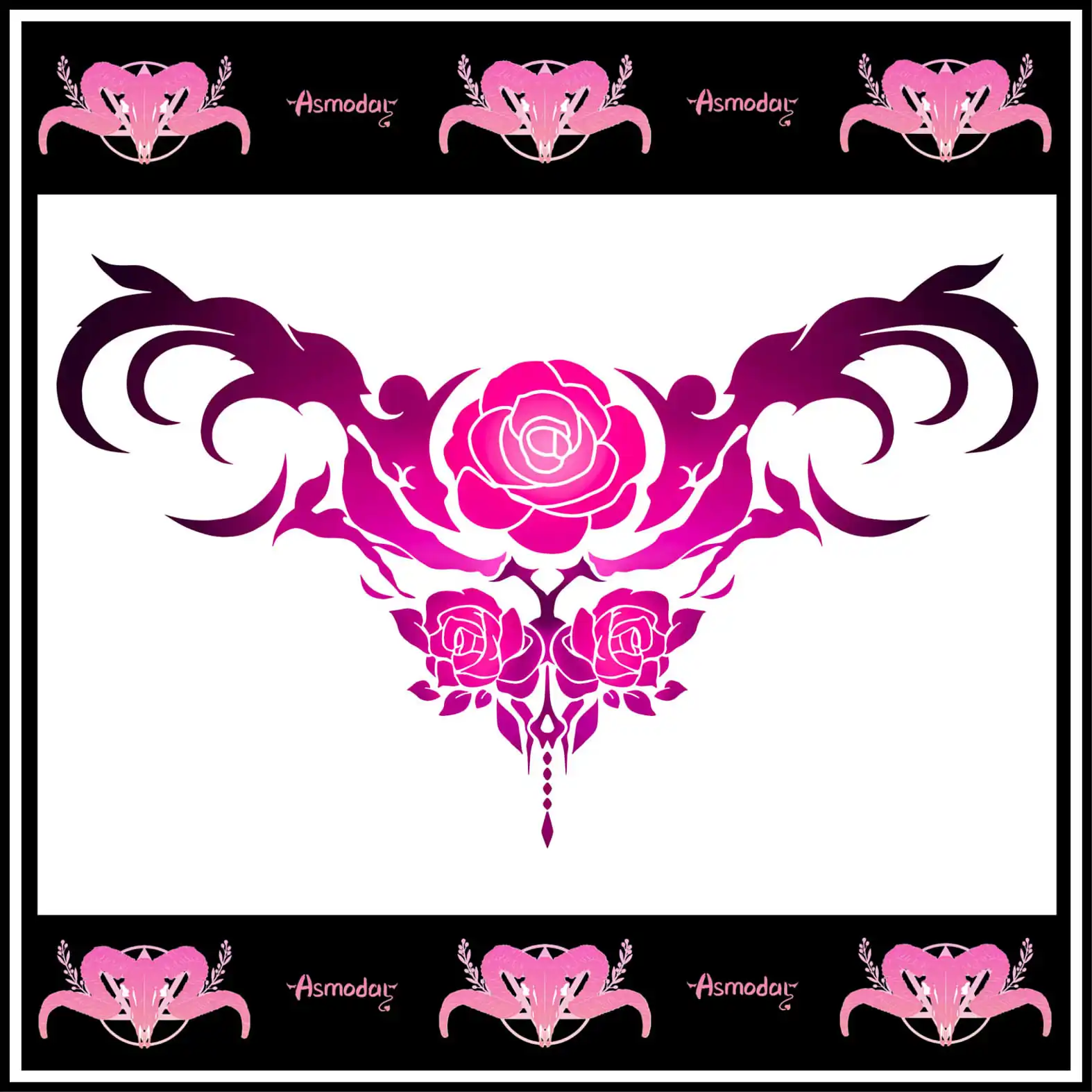 Sexy lindo f permanente rosa tatuaje Stiers para más lindo patrón floral decoraciones para el hogar pétalo aped ular Online