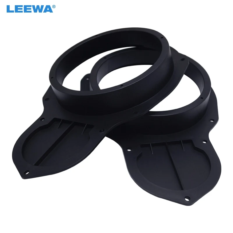 

LEEWA Car Speaker Spacer Adapter Horn Mounts For Volkswagen Old Jetta R36 New Magoton CC Front Door Stereo Refitting Rings